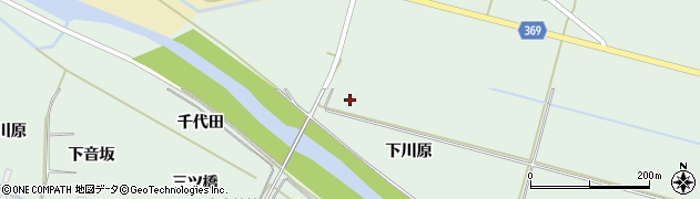 山形県酒田市小泉（下川原）周辺の地図