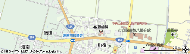 山形県酒田市観音寺前田7-11周辺の地図