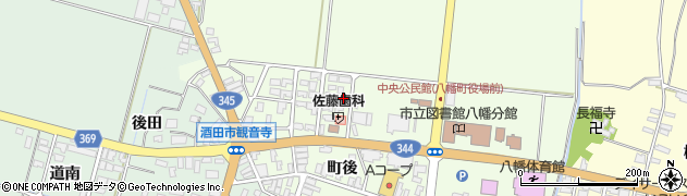 山形県酒田市観音寺前田17-28周辺の地図