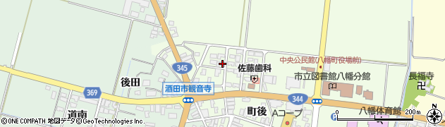 山形県酒田市観音寺前田17-10周辺の地図
