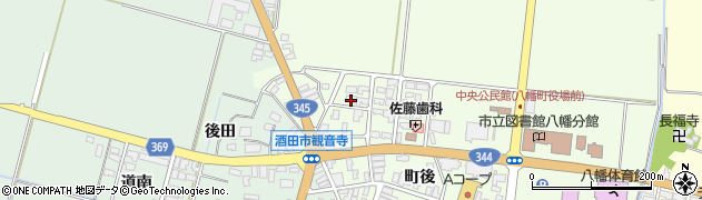 山形県酒田市観音寺前田17-2周辺の地図