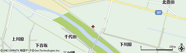 山形県酒田市大豊田（家ノ下）周辺の地図