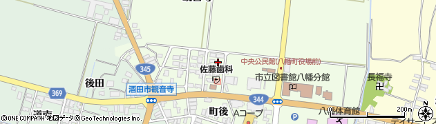 山形県酒田市観音寺前田17-27周辺の地図
