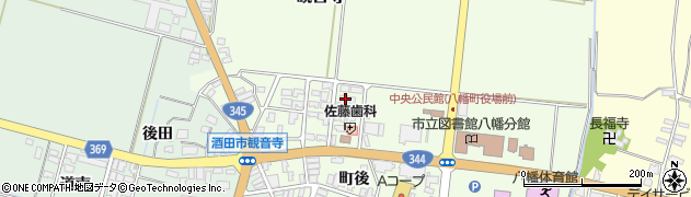 山形県酒田市観音寺前田17-23周辺の地図