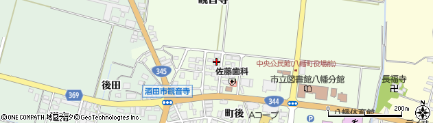 山形県酒田市観音寺前田17周辺の地図