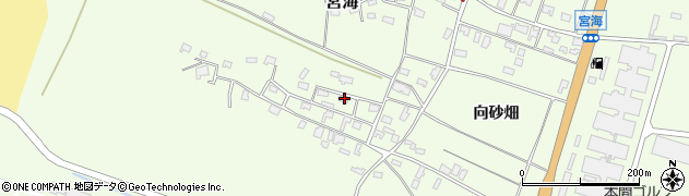 山形県酒田市宮海4-5周辺の地図