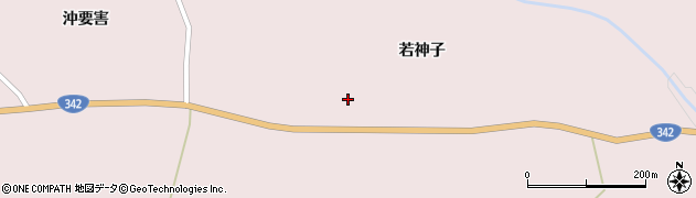 岩手県一関市厳美町若神子128周辺の地図