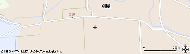 山形県酒田市刈屋（中川）周辺の地図