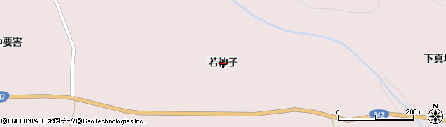 岩手県一関市厳美町（若神子）周辺の地図