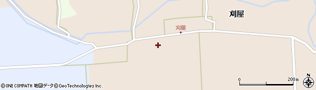 山形県酒田市刈屋（堂ノ前）周辺の地図
