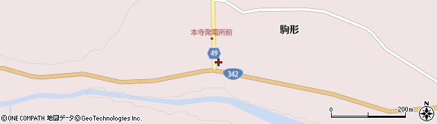 岩手県一関市厳美町駒形152周辺の地図