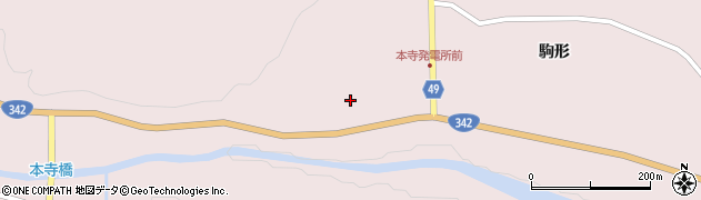 岩手県一関市厳美町駒形13周辺の地図