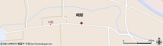山形県酒田市刈屋東村41-1周辺の地図