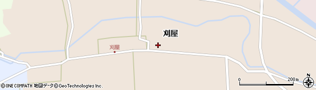 山形県酒田市刈屋東村47周辺の地図
