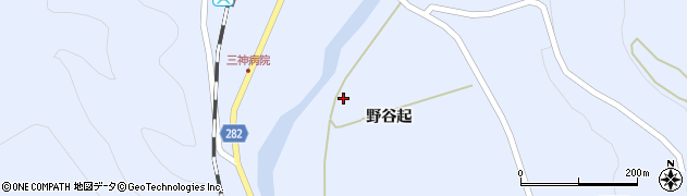 岩手県一関市東山町松川野谷起280周辺の地図