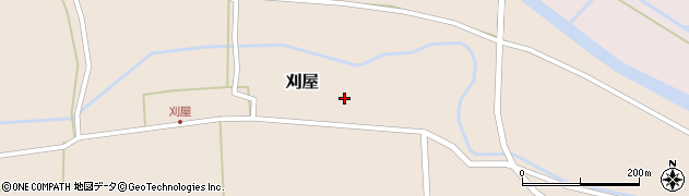 山形県酒田市刈屋東村51周辺の地図
