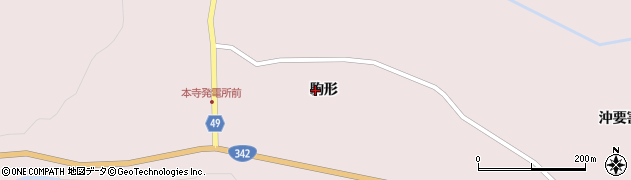 岩手県一関市厳美町駒形98周辺の地図