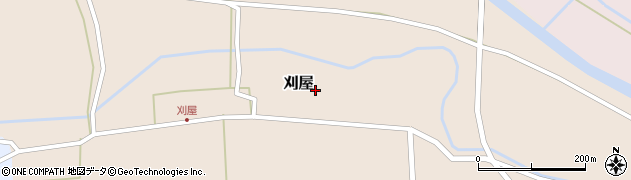 山形県酒田市刈屋東村60周辺の地図
