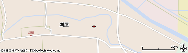 山形県酒田市刈屋（東村）周辺の地図
