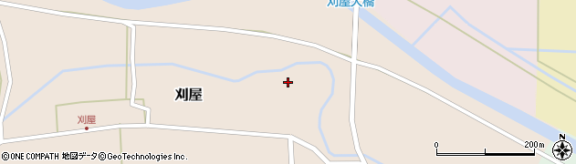 山形県酒田市刈屋東村12周辺の地図