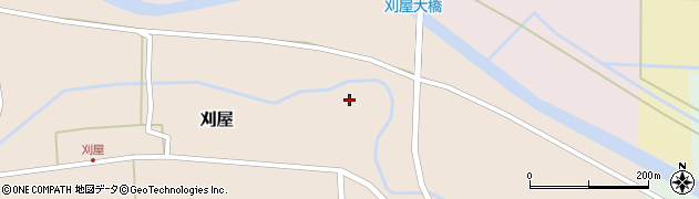 山形県酒田市刈屋東村11周辺の地図