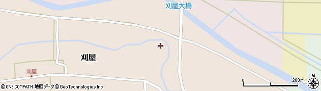 山形県酒田市刈屋東村10周辺の地図