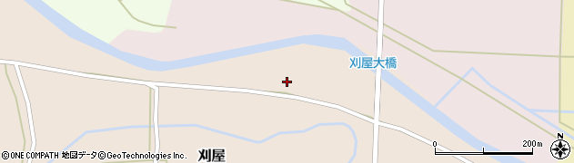 山形県酒田市刈屋（中川原）周辺の地図