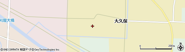 山形県酒田市大久保本久保周辺の地図