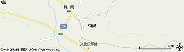 岩手県一関市舞川（中里）周辺の地図