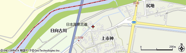 山形県酒田市穂積尻地123周辺の地図