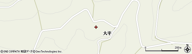 岩手県一関市舞川大平43周辺の地図