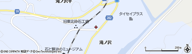 岩手県一関市東山町松川滝ノ沢平119周辺の地図