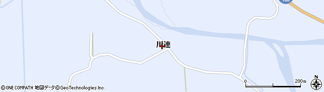 秋田県湯沢市秋ノ宮（川連）周辺の地図