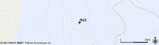 岩手県一関市東山町松川（小白）周辺の地図