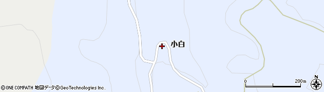 岩手県一関市東山町松川小白8周辺の地図
