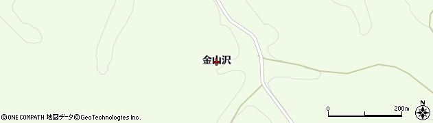 岩手県一関市大東町摺沢（金山沢）周辺の地図