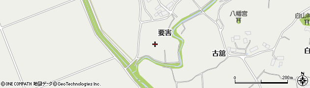 岩手県平泉町（西磐井郡）長島（要害）周辺の地図