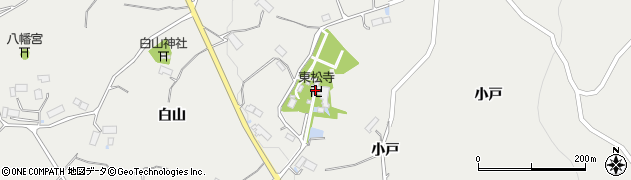 東松寺周辺の地図