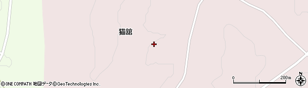 岩手県一関市大東町曽慶猫舘54周辺の地図
