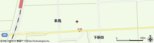 山形県酒田市米島上田中35周辺の地図