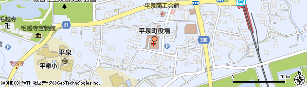 岩手県平泉町（西磐井郡）周辺の地図