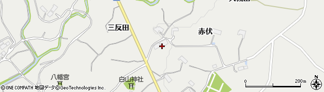 岩手県平泉町（西磐井郡）長島（三反田）周辺の地図