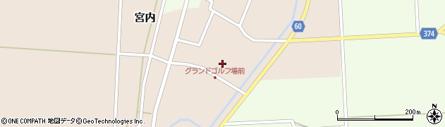 山形県酒田市宮内本楯44周辺の地図