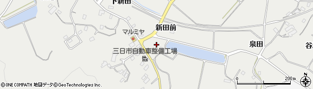 岩手県陸前高田市小友町（小谷地上）周辺の地図
