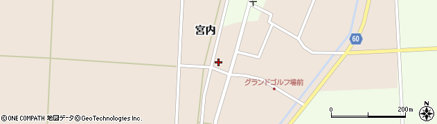 山形県酒田市宮内本楯31周辺の地図
