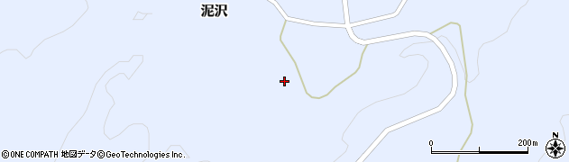 山形県酒田市泥沢（水上）周辺の地図