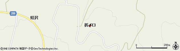 岩手県一関市舞川（折ノ口）周辺の地図