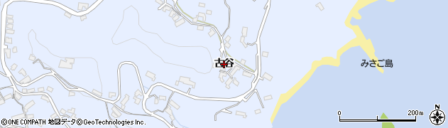 岩手県陸前高田市気仙町（古谷）周辺の地図