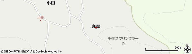 岩手県一関市東山町長坂丸森周辺の地図