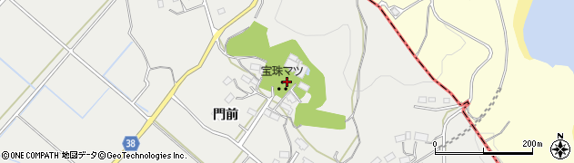 華蔵寺の宝珠マツ周辺の地図
